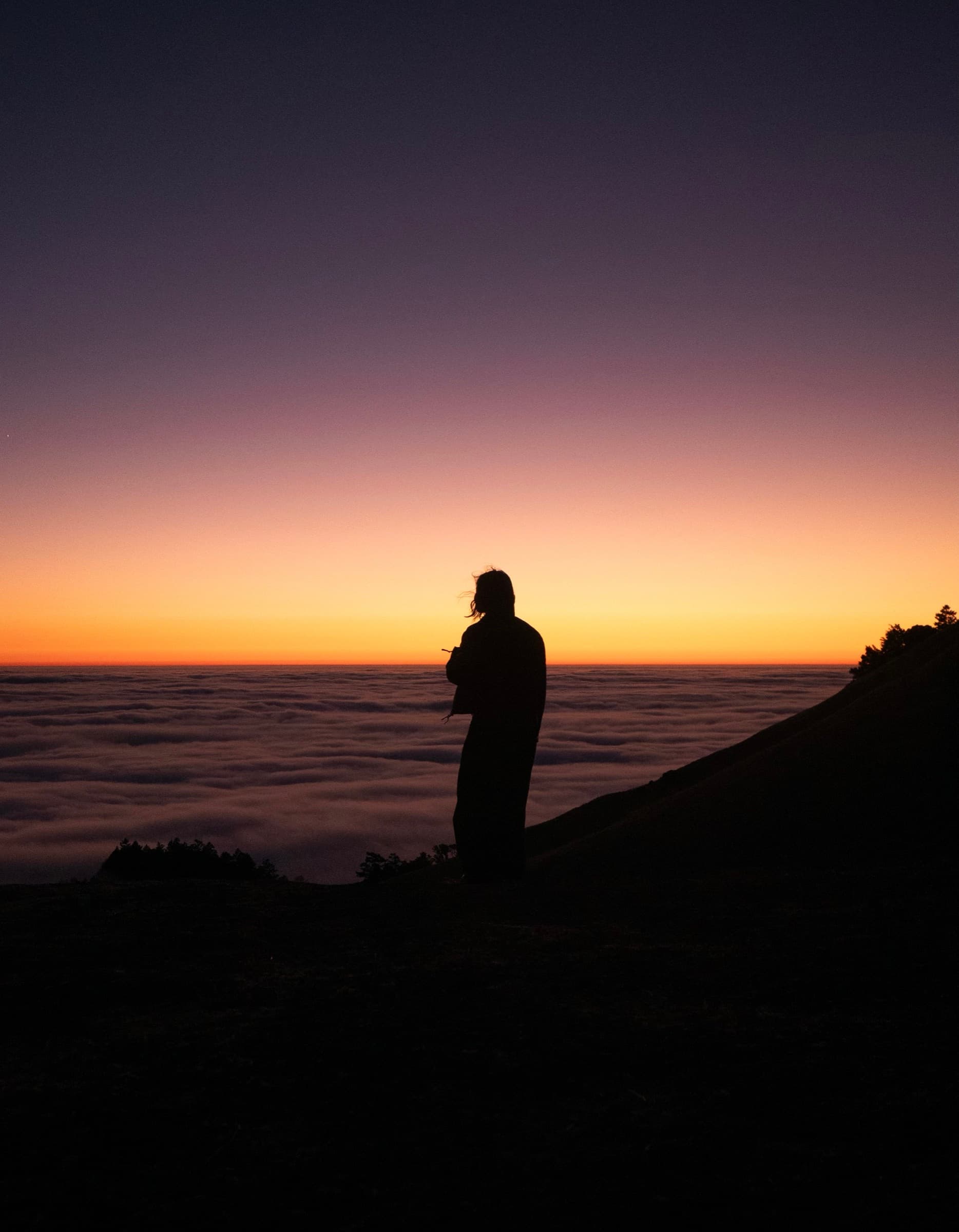 Above the fog line