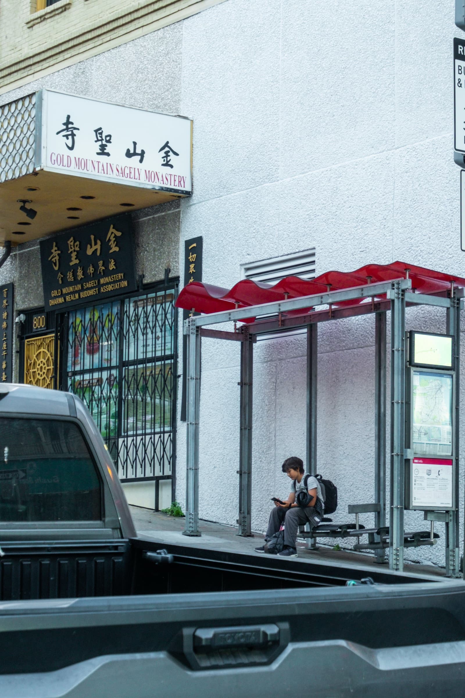 Chinatown bus stop
